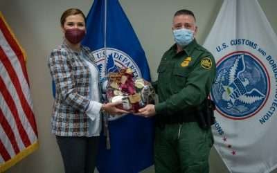 Reconoce Patrulla Fronteriza trabajo de Marina Del Pilar
