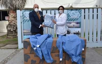 Dona CANAINPESCA equipo a médicos que atienden Covid