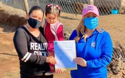 Entrega diputada Lizbeth Mata apoyos en distintas colonias