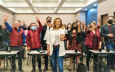 Defensores de la 4T en los 5 municipios se coordinan con Marina del Pilar