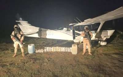 Incauta Sedena narcoavioneta y cristal en Ojos Negros