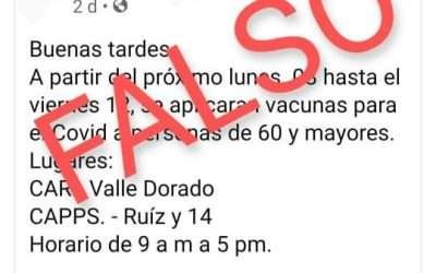 Exhortan autoridades revisar fuentes confiables sobre vacunación