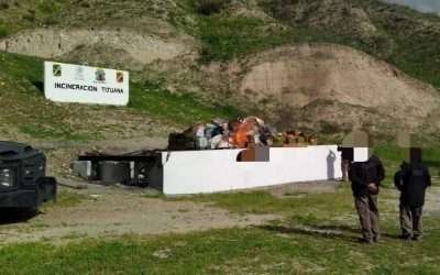 Incineró FGR casi 3 toneladas de narcóticos