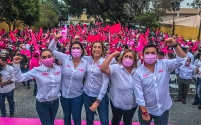 Inició Carmen Salazar campaña para ser la 1er alcaldesa de Ensenada