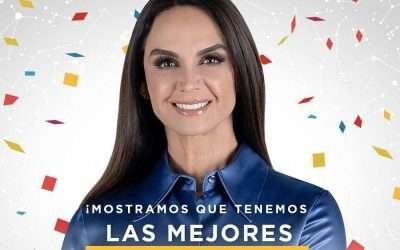 Con propuestas ganamos debate del IEE: Lupita Jones