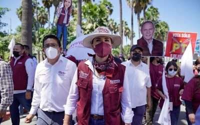 Con el apoyo del pueblo, los candidatos de la 4T triunfaremos: Marina del Pilar