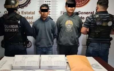 Asegura GESI a hombres armados y con droga