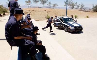 Cierran academia de policía en BC por brote de Covid19; hay 16 contagiados