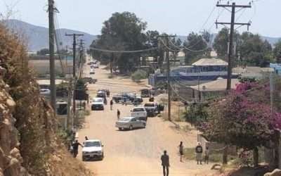 Eran policías los atacados por comando armado en Maneadero