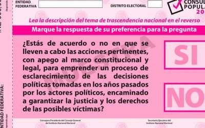 Instalarán mil 758 mesas receptoras en BC para «Consulta Popular»