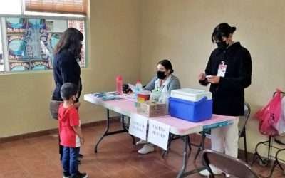 Completan esquema de vacunación estudiantes de preescolar y primaria