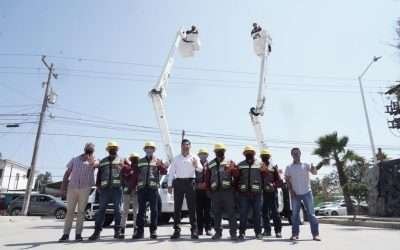 Estrena Ayuntamiento 4 grúas canastillas adquiridas por ECA