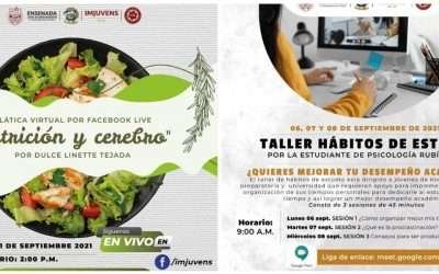 Invita Imjuvens a charlas y talleres gratuitos