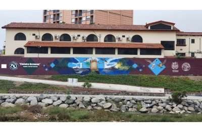 Crean mural representativo del hermanamiento entre Ensenada y California
