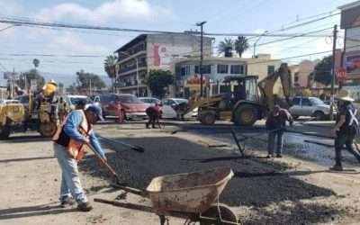 Pavimenta Ayuntamiento 11 vialidades con concreto hidráulico
