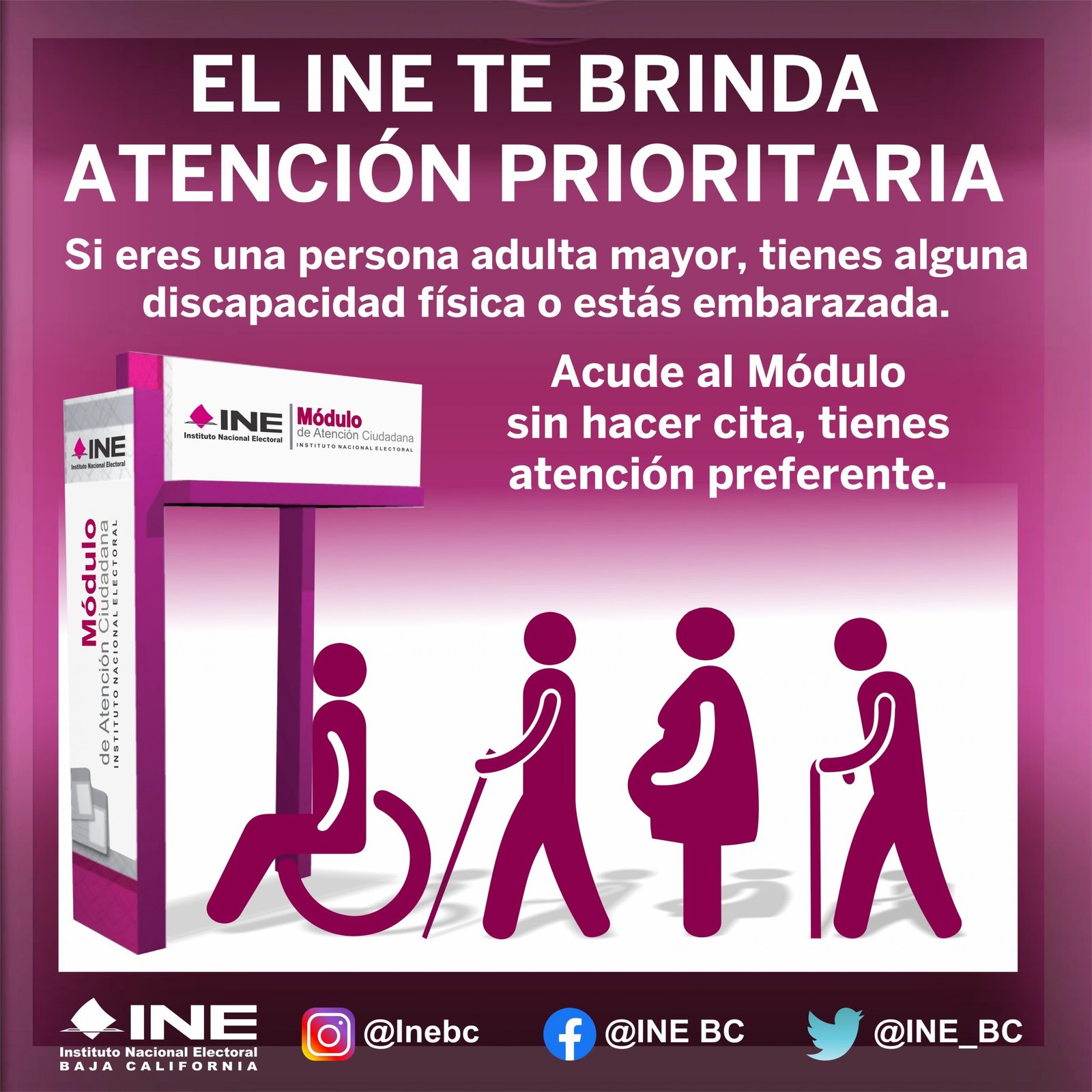 atención prioritaria INE