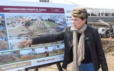 Reportan avance del 40.1% en construcción del nodo «El Gallo»