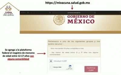Activo registro de menores de 12 a 17 años para recibir vacuna Vs Covid19