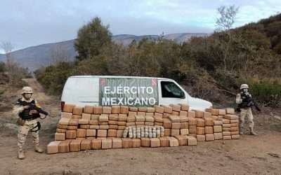 Aseguró SEDENA 850 Kg. de mariguana en «La Calentura»