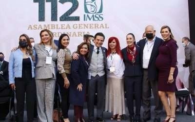 Participa Marina Del Pilar en asamblea general del IMSS