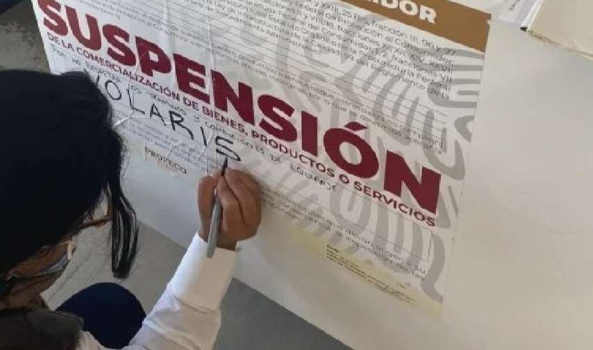 Suspensión PROFECO