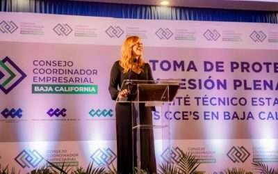 Inicia Marina Del Pilar reconciliación con empresariado de BC