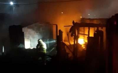 Localizan cuerpo calcinado en incendio