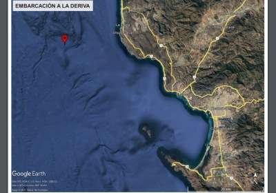 Embarcación a la deriva