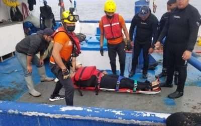 Evacuó SEMAR a buzo que sufrió descompresión