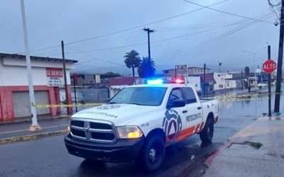 Se atendieron 30 incidentes por lluvias en Ensenada