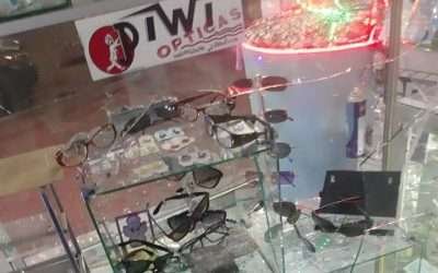 Roban óptica de presidente de CANACO: Hay un detenido