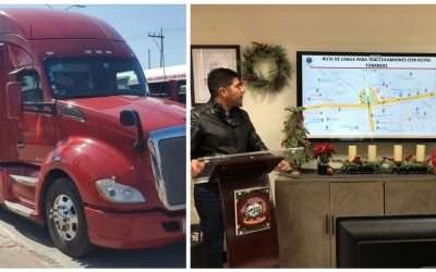 Habrá nuevas rutas en Ensenada para tractocamiones de carga pesada