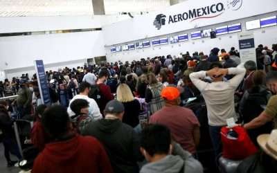 Cancela Aeroméxico 260 vuelos por contagio de Covid19 en su personal