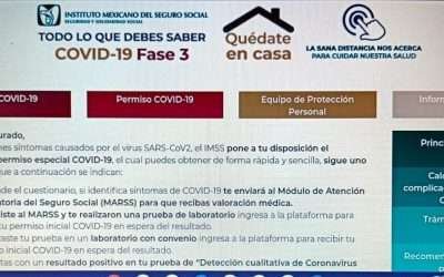 Retoma IMSS permiso COVID19 para sus derechohabientes contagiados