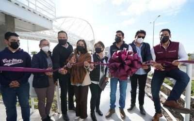 Invirtió ECA 2mdp en rehabilitación de puente peatonal de CETMAR 11