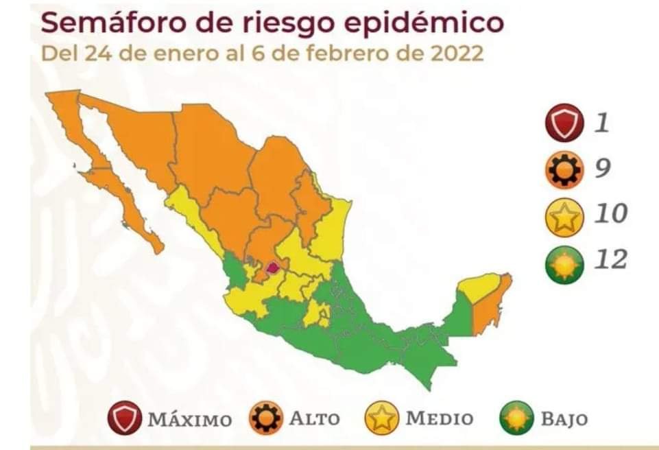 semáforo naranja BC