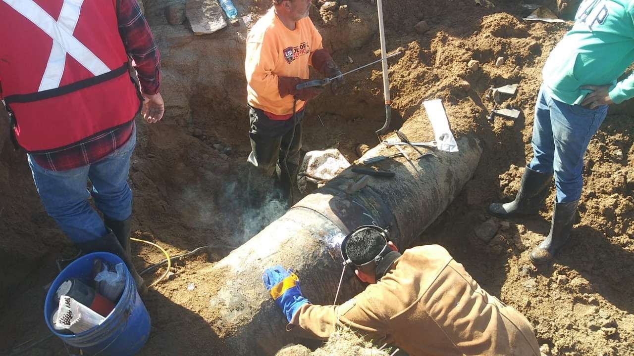 fuga agua