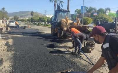 Avanza 32.10% programa Emergente de Bacheo 2022