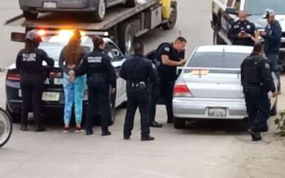 En enero, policías municipales arrestaron a 134 personas por cometer delitos