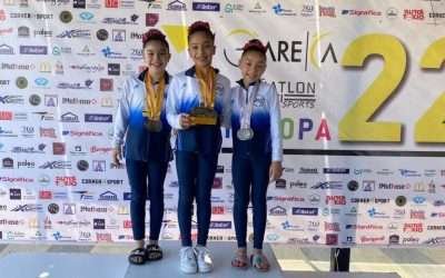 Destacan ensenadenses en Copa de Gimnasia Gareka Viatlon 2022