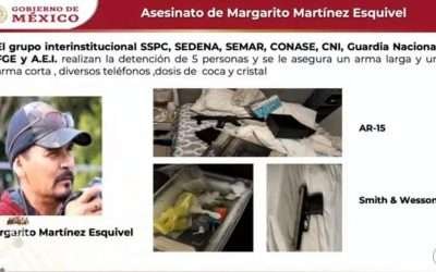 Tras cateo capturan a 5 por homicidio de fotoperiodista Margarito Martínez