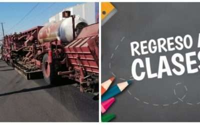 Habilitan vías alternas en Ensenada por regreso a clases presenciales