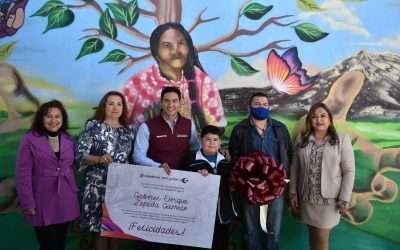 Gana Gabriel Zepeda «Concurso Infantil del Poema al Muro», con obra «Indita Pai Pai»