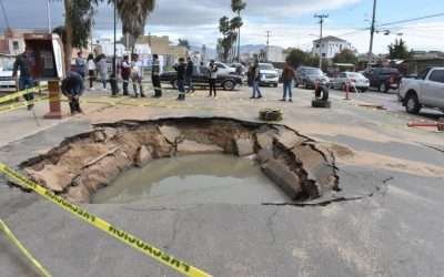 Cerrarán tramo de Avenida Pedro Loyola tras socavón