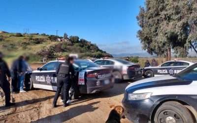 Desplegan corporaciones operativo en Valle de Guadalupe