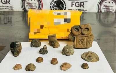 Aseguró FGR 14 piezas de época prehispánica
