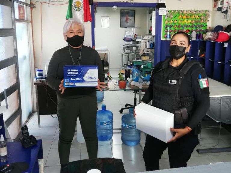 botones de alarma vecinal