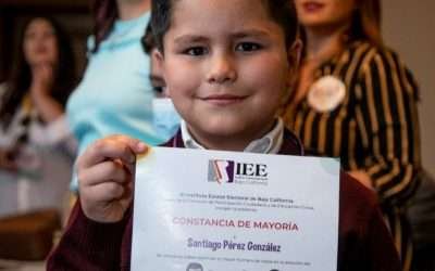 El ensenadense Santiago Pérez González es elegido como niño gobernador 2022