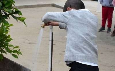 Instaló  CESPE toma de agua en preescolar de El Salitral