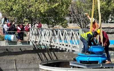Supervisan autoridades reactivación de planta de tratamiento «El Gallo»